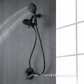 Matte Black Concealed Shower Set with Handheld Shower